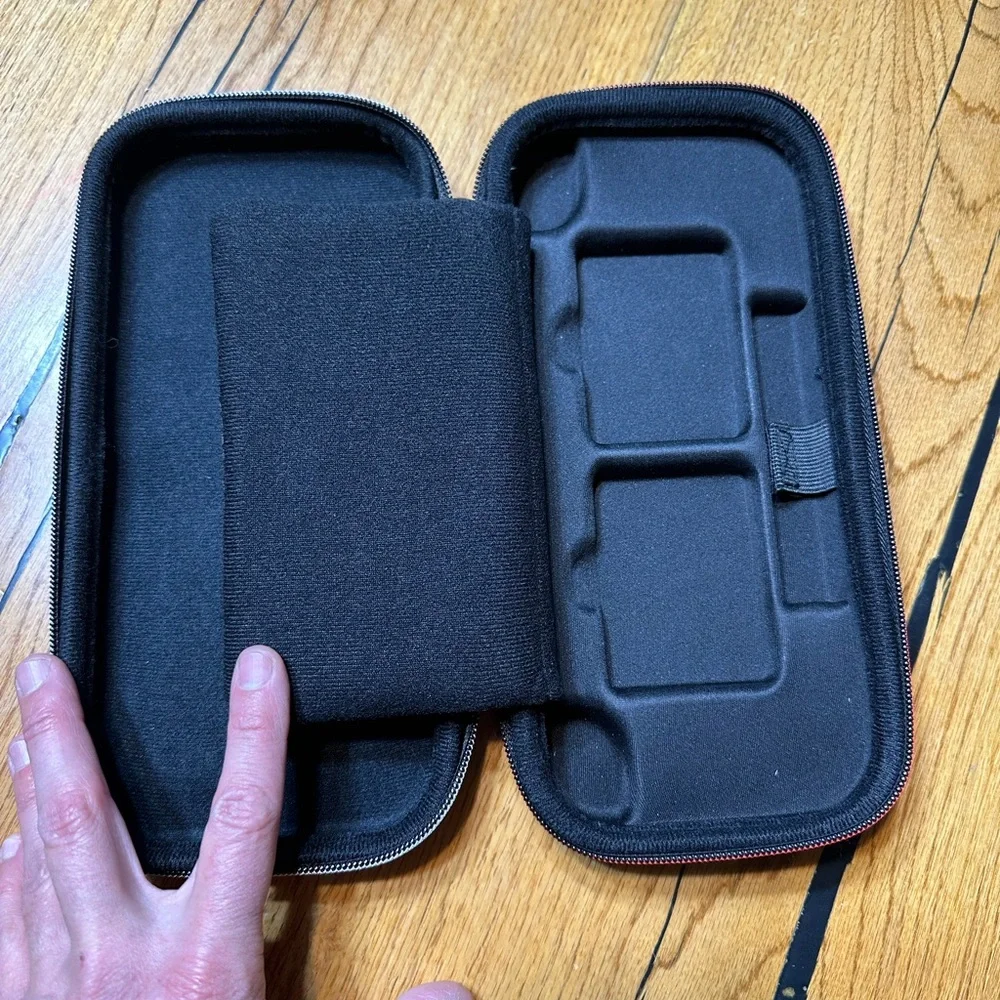 Black Handheld Nintendo Switch 1 OLED Console Carrying Case